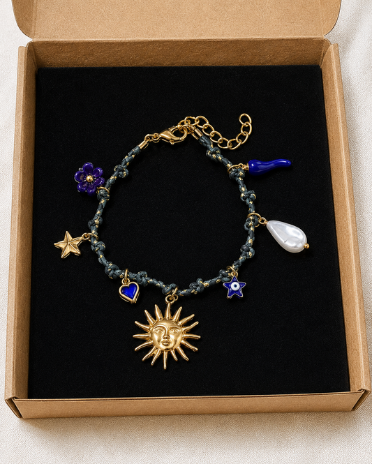 Pulsera Charm Sol de Mayo | Bohemia