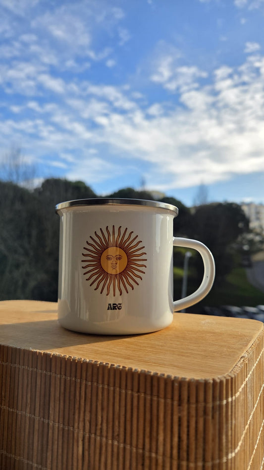 Mate enlozado | Sol de Mayo