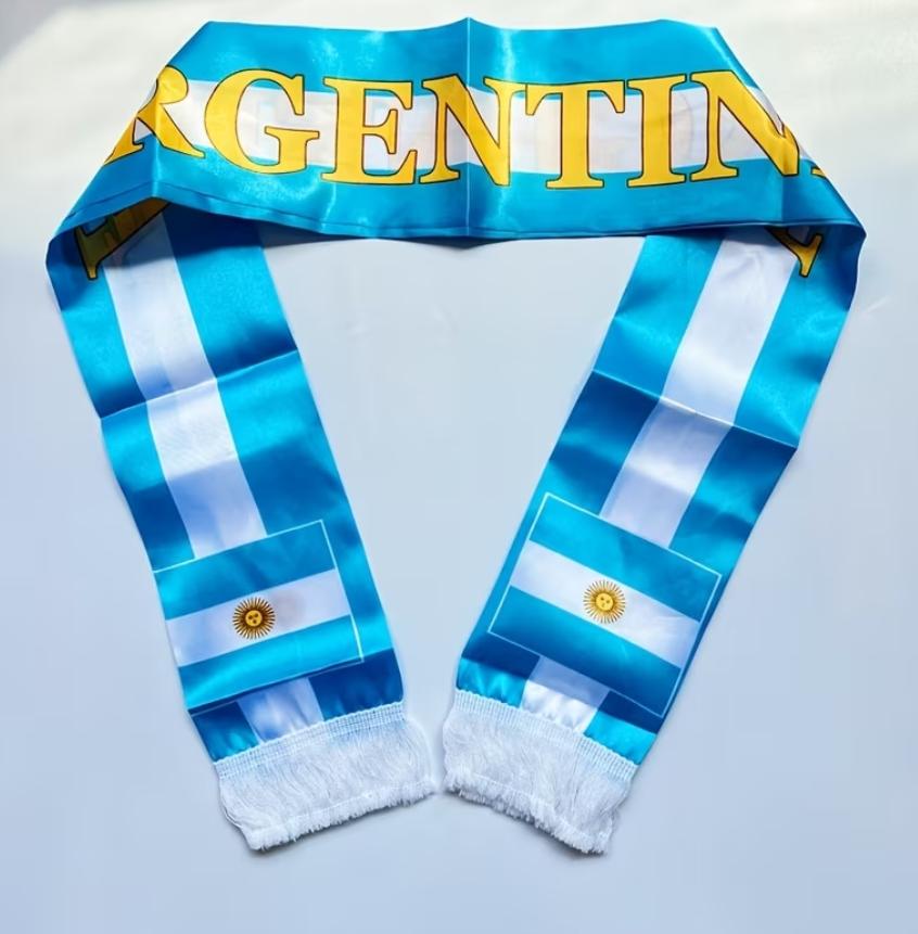Bufanda ARG oficial estilo fanático