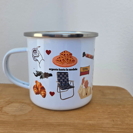 Mate enlozado | Corazón Argento 🇦🇷