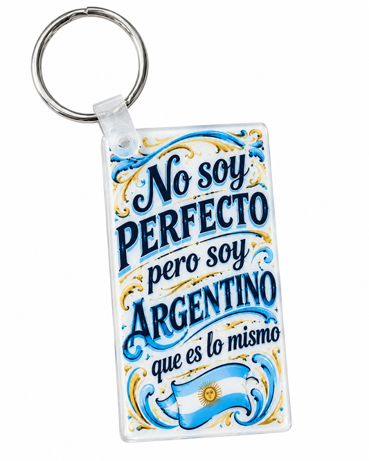 Llavero: "No soy perfecto, pero soy argentino, que es lo mismo"
